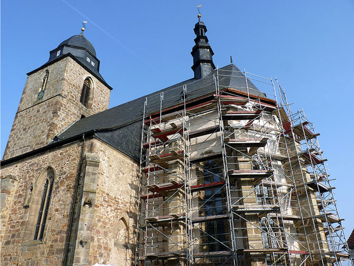 Kirchenrenovierung 2010 / 2011 (Foto: Karl-Franz Thiede)